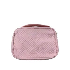 Custom Logo Embroidered Durable Gold Zipper Cotton Travel Cosmetic Bag Portable Handmade Rings Bracelet Jewelry OEM/ODM - Product Image 1