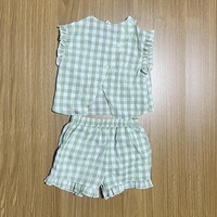 Vêtements d'été neufs en coton pour filles et garçons, style streetwear pour enfants, vente en gros d'usine