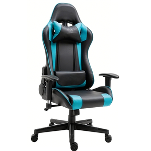 मालिश समारोह के साथ जेयूनियन पु चमड़े के एर्गोनोमिक गेमिंग चेयर हेडरेस्ट लंबर तकिया उच्च गुणवत्ता वाले भारी शुल्क आधार रेसिंग चेयर - Product Image 1