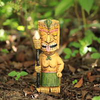 Totem Maya européen et américain torche tribu Micro paysage résine artisanat ornements créatifs décorations rurales