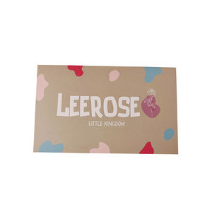 Tarjeta de agradecimiento con logotipo personalizado, tarjeta de invitación con impresión de lámina dorada - Product Image 1