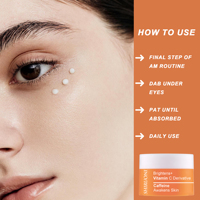 Crème Contour des Yeux OEM Haute Qualité à la Caféine Éclaircissante Anti-Cernes Absorption Rapide Soin de la Peau du Contour des Yeux