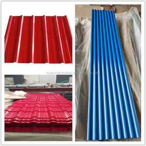 יריעות פלדה מגולוונת גליות PPGI בעובי 16 גייג', צבע מותאם אישית, דרגת ציפוי SGCC/DX51D+Z, דרגות Z61-Z90, בעלות תו תקן CE, עבור גגות - Product Image 2