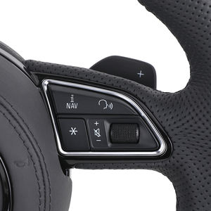 Volant personnalisé en cuir d'Alcantara pour Audi <span class=keywords><strong>A3</strong></span> A4 A5 A6 A7 C7 C8 S3 S4 S5 S6 S7 Q3 Q5 Q7 RS6 RS7 RS5 B8.5 - Product Image 4