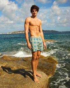Custom Polyester Beach Shorts <b>Men</b> Surfing Board Short Swimwear Swimsuit With Back Pocket Swimming Shorts Swim <b>Trunks</b> - Product Image 3