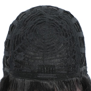 KEMY HAIR Perruques en fibre synthétique de qualité supérieure de 29 pouces, perruque grise et <span class=keywords><strong>rose</strong></span>, résistante à la chaleur, fabriquée à la machine. - Product Image 6