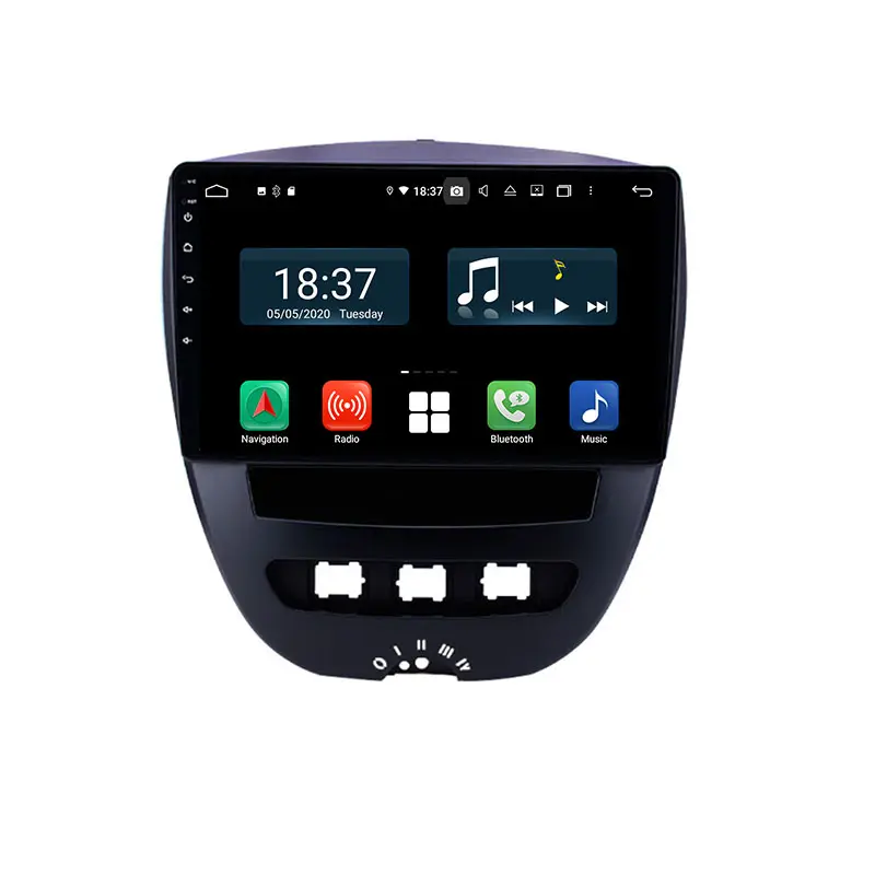 Shenzhen Klyde KD-1937 nieuwe android 9.0 PX5 8 core 4gb 2 din auto dvd speler tv antenne auto dvd spelen voor Venue 2018-2020