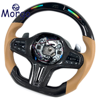 Volant personnalisé en fibre de carbone avec LED pour BMW G20 G30 G80 G05 G01 X5 X3 X4 Z4 M3 M4 M5 M8 330i 340i 440i 550i (2017-2026)