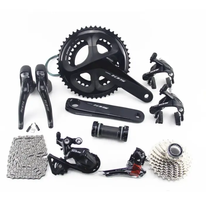 Shimano 105 R7000 Groupset 2X11 Speed Racefiets Shimano Groupset Met R7000 Voor/Achter Derailleur Remklauw