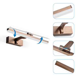 Lámpara de Pared LED Moderna de 12W para Hotel, Dormitorio, Sala de Estar, Uso Junto a la Cama, Construcción de Hierro y Aluminio, Clasificación IP44, Garantía de 2 Años - Product Image 3