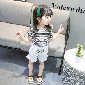 Conjuntos de Ropa para Niña, Blusas con Lazos, Camisetas Infantiles y Pantalones Deportivos Lisos al por Mayor desde China - Product Image 2