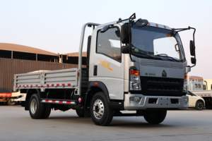 豪沃卡车手动变速箱5吨平板货车4*2新型货车左驾欧二标准小型卡车送餐车 - Product Image 4