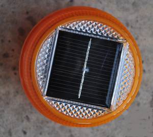 Roadway Safety Solar Amber Flashing Lamp <b>Strobe</b> Emergency LED <b>Light</b> with Magnetic Base for Car Traffic - Product Image 2