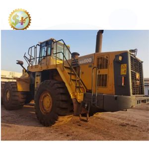 Cargador de rueda delantera grande Komatsu WA600 usado original de Japón buen estado precio bajo usado KOMATSU 2. 0 WA380 venta - Product Image 1