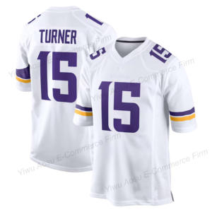 Jersey Minnesota Baru 2025 Justin Jefferson 18 McCarthy 9 Turner 15 Kualitas Terbaik Jahitan VP Edisi Terbatas Jersey Pertandingan Sepak Bola - Product Image 5