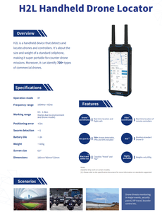 H2L Handheld Drone Detection And Positioning 100MHz~6GHz Radius Tracking FPV <strong>Intercom</strong> Communication - Product Image 3