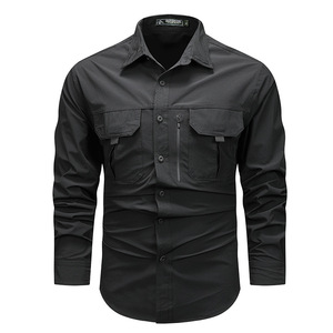 Camisa Táctica de <span class=keywords><strong>Manga</strong></span> Larga para <span class=keywords><strong>Hombre</strong></span> de Ripstop Elástico Transpirable y de Secado Rápido para Senderismo Escalada Caza Formal <span class=keywords><strong>Casual</strong></span> - Product Image 2