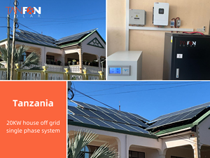 Sistema de Energía Solar Híbrido de 50KW con Paneles de Silicio Monocristalino MPPT, Sistema de 10KW para Uso Doméstico, Capacidad de Batería de 230KWH - Product Image 6