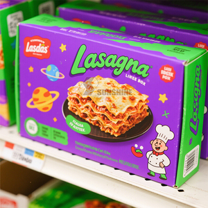 Phân Hủy Sinh Học Bền Vững Ướp Lạnh Bánh Pizza Đông Lạnh Mì Ống Và Pho Mát Lasagna Giấy Bao Bì Thực Phẩm Hộp Cho Lasagna Gà <span class=keywords><strong>Alfredo</strong></span> - Product Image 4