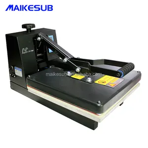 Manual 38*38cm máquina de prensa de calor plana para impresión de camisetas 220V nueva condición Placa de impresora plana