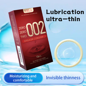 10 Stück ultradünne Kondome, intim, super geschmiert, aus natürlichem Latex, sichere Penishülle, langlebig, Sexspielzeug für Erwachsene - Product Image 2