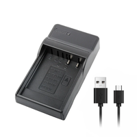 DMW-BLH7 Usb Oplader Voor Panasonic Lumix DMC-GM1 Gm5 Gf7 Gf8 Gf9 Lx10 Lx15 Camera 'S Elektrische Oplader Voor Blh7e Pp Blh7 Batterij