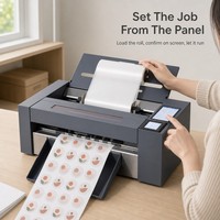 Máquina de Corte de Etiquetas Adhesivas Automática A3+ de Doble Cabezal para la Fabricación de Letreros, Cortadora de Vinilo con Alimentación Automática