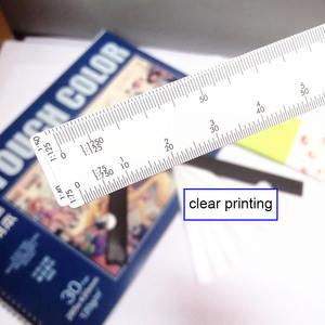 Secolarart Art plastica righello 6 scala ingegnere scala architetto righelli disegno Fan architetto architetto ingegneria scala metrica righello - Product Image 3