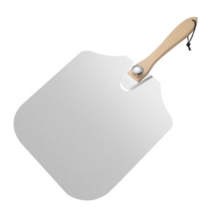 Aluminum Folding Pizza Spatula With Wooden Handle Oven Safe 14 Inch And 16 Inch Pizza Transfer Tool - Product Image 3
