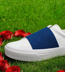 Chaussures de sport pour hommes de luxe blanches de qualité supérieure - Marque de chaussures de sport pour hommes en cuir véritable Walking Style GC - Product Image 6