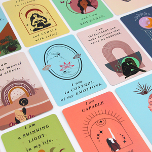 Thẻ Tự Chăm Sóc Thiền Định Thông Điệp Chánh Niệm Thiết Kế Kích Thước Tùy Chỉnh Thẻ Khẳng Định Tích Cực Với Hộp Cứng - Product Image 6