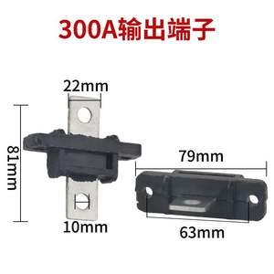 Bx1 <b>Terminal</b> <b>Block</b> 800A Output Connector 100mm Length Brass Material For Welding Machine - Product Image 2