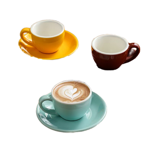 Tasses à expresso en porcelaine personnalisées de 3 oz avec logo et design sur mesure – Tasses à café en céramique - Product Image 1