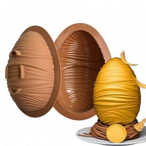 Non-stick 3D Breakable Easter Egg Shaped <b>Silicone</b> Cake Mold Chocolate Mold DIY <b>Baking</b> Moulds - Product Image 1