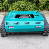 Robot Pemotong Rumput Listrik dengan Kontrol Jarak Jauh GPS Zero-Turn 20HP Bertenaga Baterai Traktor Rumput Kelas Industri