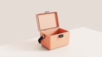 Stock de 12 L avec logo personnalisé Nouveau design Mini glacière portable mignon en plastique de 12 L pour filles femmes avec poignée en acier inoxydable