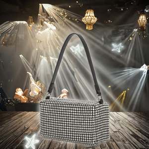 Elegante bolso de noche de moda para mujer, de poliéster impermeable, tamaño pequeño, para banquetes y bodas, combina con cheongsam. - Product Image 2