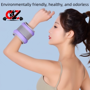 CZFIT – Poids de <span class=keywords><strong>cheville</strong></span> et de poignet en coton pour femmes, noués à la main, pour la course, le yoga, le sport, la danse, les enfants et les étudiants - Product Image 2