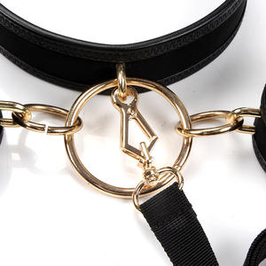 ของเล่นทางเพศสำหรับผู้ใหญ่ ปลอกคอแบบไม่ถอดได้ กุญแจมือ SM ของเล่นทางเลือกสำหรับทุกเพศ โซ่สำหรับสุนัข BDSM กุญแจมือ โซ่ - Product Image 4