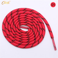 Lacets ronds en polyester de 5 mm de haute qualité, vente chaude, emballage personnalisé, lacets de remplacement, lacets ronds pour chaussures