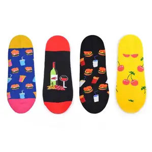 Stock Low Cut Sommer Cute Food Obst Knöchel Casual Funny Happy Men Socken