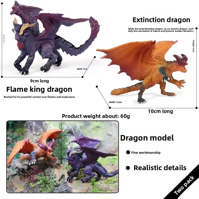 [Flame King Dragon + Mie end Dragon] 2-Pack-M4