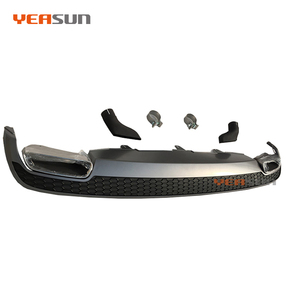 Diffusore posteriore vecchio al nuovo stile W12 di alta qualità con tubi di scarico per <span class=keywords><strong>Audi</strong></span> C7 <span class=keywords><strong>A6</strong></span> 2013 <span class=keywords><strong>2014</strong></span> 2015 normale - Product Image 3