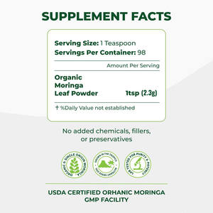 BioFlex çin tedarikçisi toptan toplu OEM özel etiket organik 100% saf 8OZ <span class=keywords><strong>Moringa</strong></span> yaprak ekstresi toz diyet takviyesi - Product Image 6