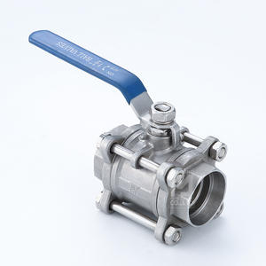 El Fabricante Suministra Válvulas de Bola de Acero Inoxidable 304 y 316 de Tres Piezas, Duraderas, en Varias Especificaciones - Product Image 1