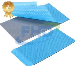 Customized Rubber Heat Conductive Pads 12.8w 0.3-14mm thickness high performance heat transfer silicone thermal pad GPU