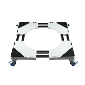 <span class=keywords><strong>Support</strong></span> de roue universel réglable et mobile pour machine à laver, nouvelle génération, en acier inoxydable, double tube épaissi, pour hôtel - Product Image 2