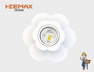 Trung Quốc Nhà máy bán Dễ dàng cài đặt Trắng gốm giữ đèn bóng đèn cơ sở vít phong cách thiết kế - Product Image 4