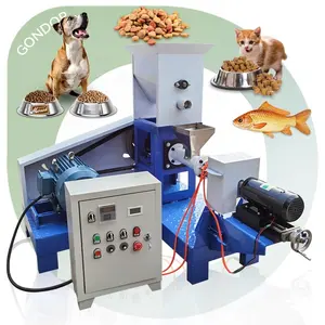 Mill Cat Dry Small Fish Dog Animal Price Pellet Float Pet Food Feed Make Extruder Processing Machine For