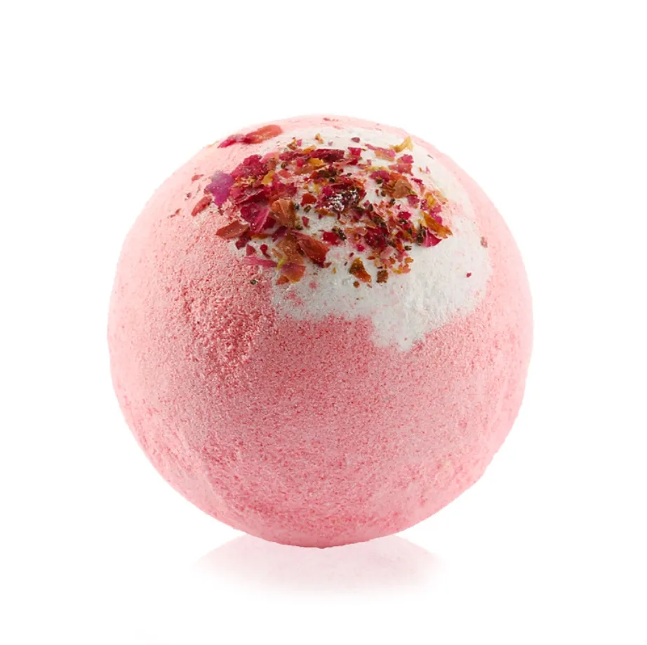 Fournisseur en gros Dropshipping Handmade Rose Bathbomb Ball Shapes Kids Organic Bubble Natural Vegan Luxury Fizzy Bath Bombs Set
